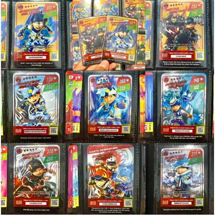 Kartu Boboiboy Monsta Galaxy Card Kartu Hologram Kartu Boboiboy Foil Monsta Galaxy Card
