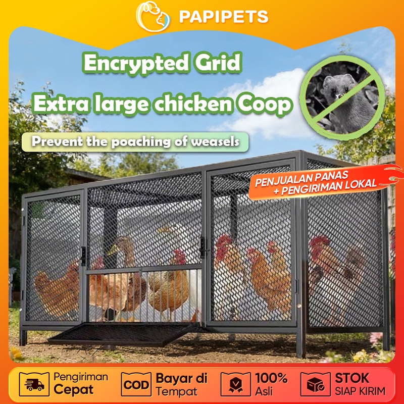 kandang ayam petelur Kandang Ayam Anti Ular Ekstra Besar-Kandang Peternakan Ayam dengan Kualitas
