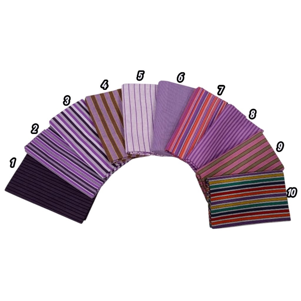 Tenun Lurik Klaten Jogja Klasik Ungu