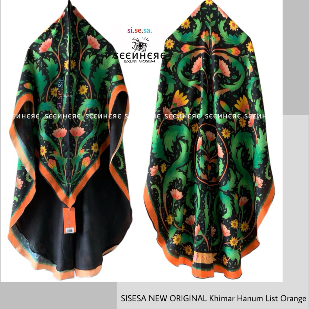 SISESA NEW ORIGINAL GUARANTEED - Khimar Hanum (bahan katun)