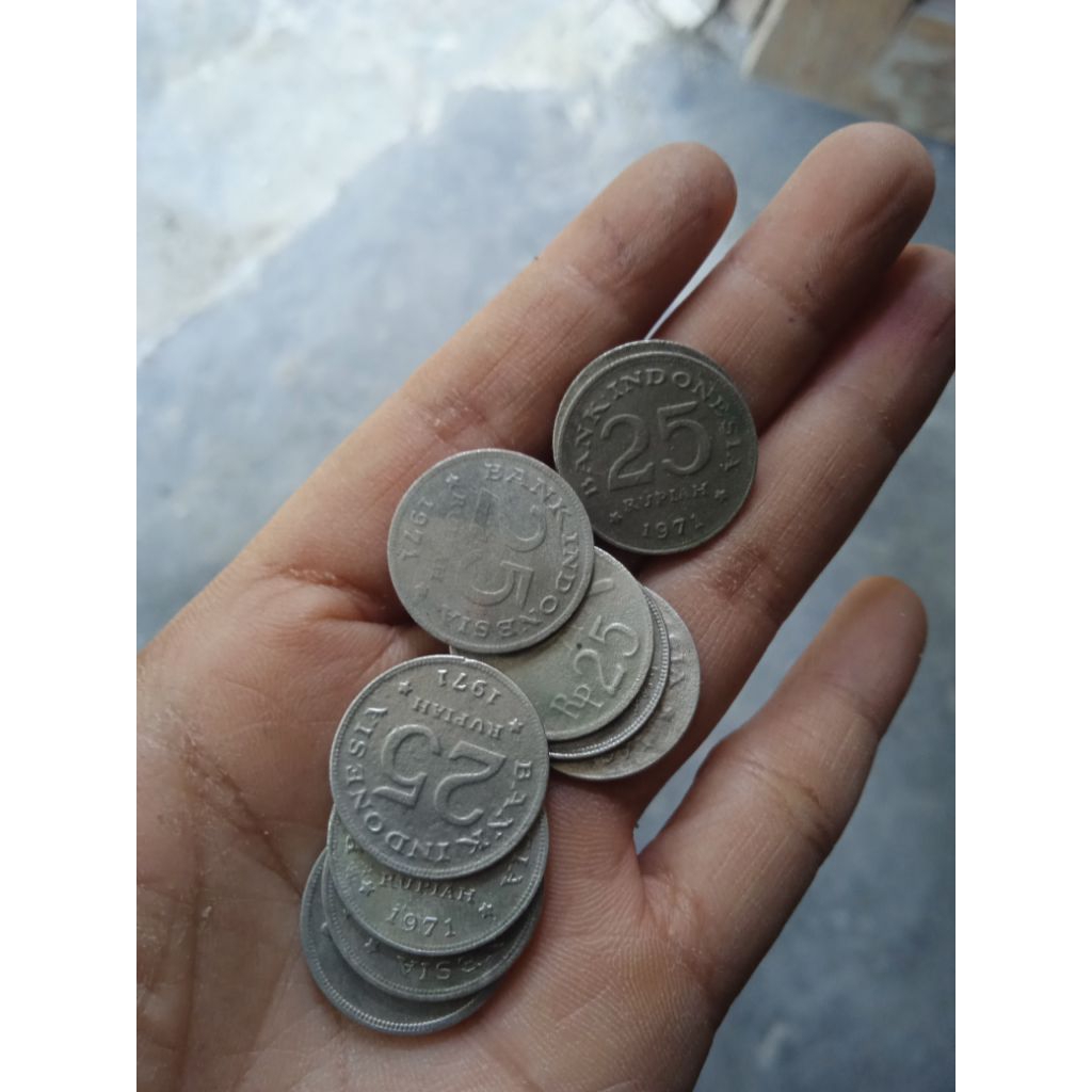 Koin Rp 25 all in 30 keping
