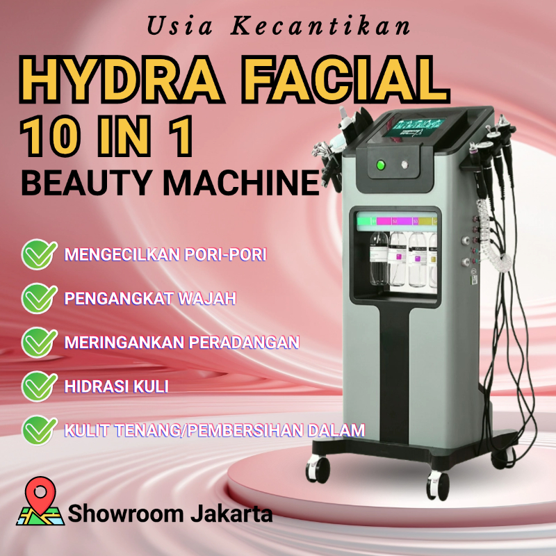 [Toko Jakarta] Versi upgrade 11 in 1 Hydra Mesin Kecantikan Wajah Multifungsi Pembersih Wajah