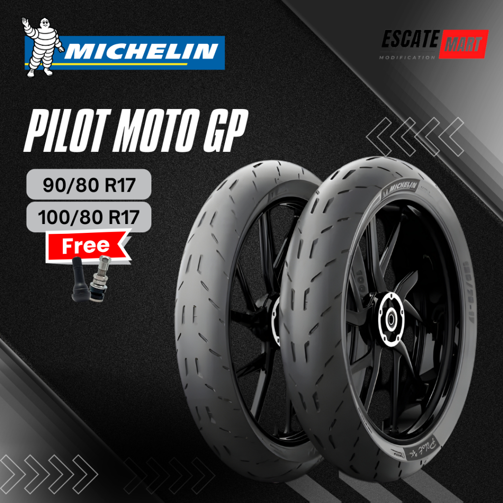 Michelin Pilot MotoGP 90/80 100/80 -17 Tubeless - Ban Motor Michelin Pilot Moto GP Ring 17 Tubeless