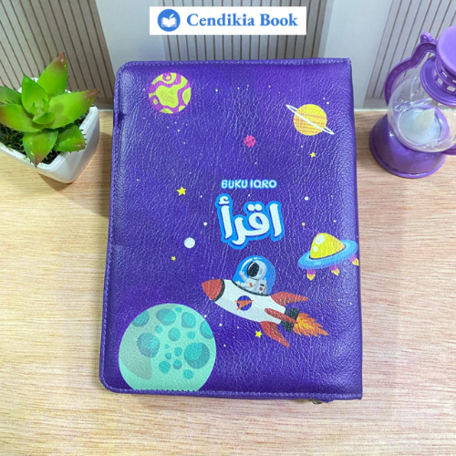 Iqro Kaleb Resleting Jilid 1-6 Fullcolor Iqro Kaleb Hadiah Ulang Tahun Anak Desain Lucu - Cendikia B