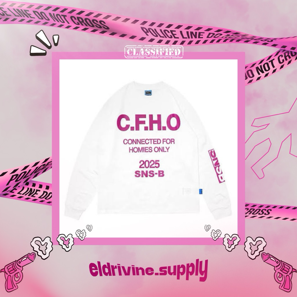 CFHO SNSB LONGSLEVE WHITE PINK