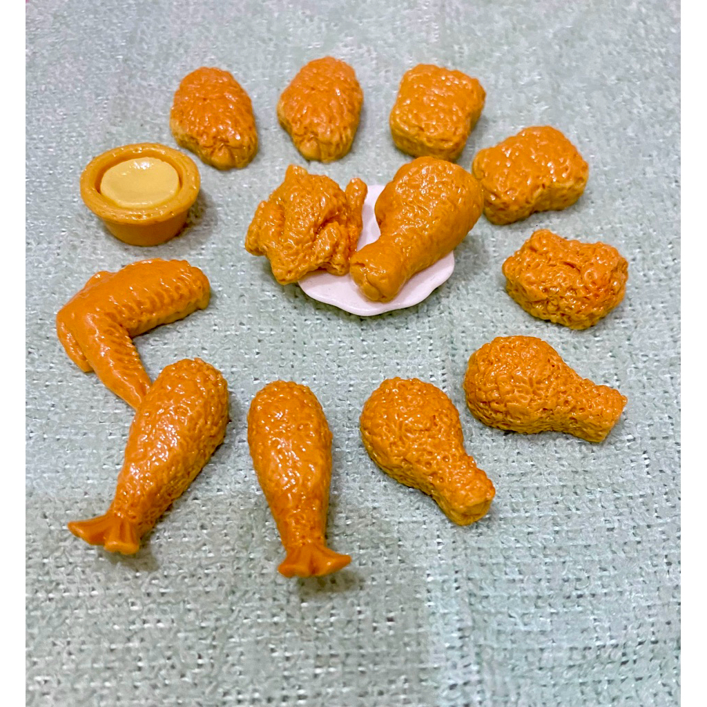 AYAM GORENG MAINAN ANAK PAUD MINIATUR AYAM GORENG DIY MAINAN/RUMAH BONEKA