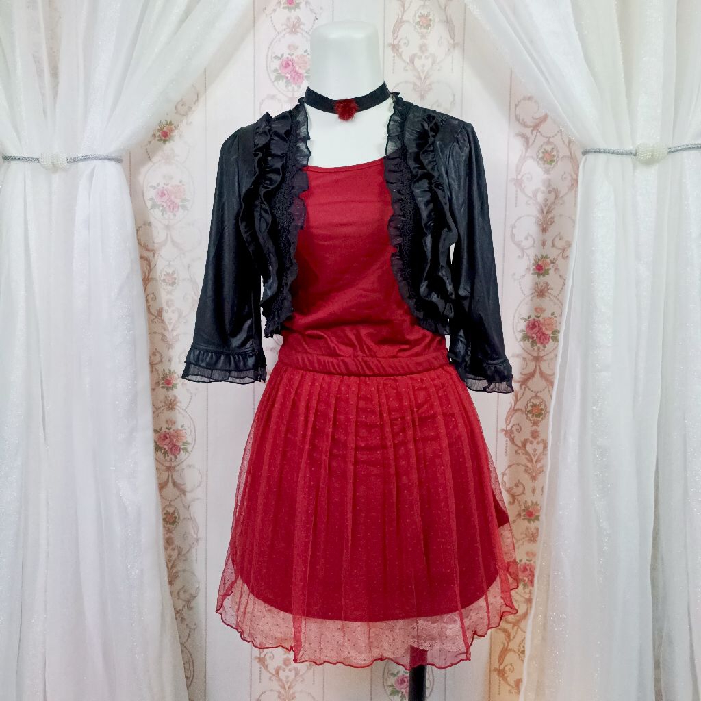 Bolero Cardigan Ruffle PREMIUM QUALITY - Vintage Coquette | AXES FEMME Original