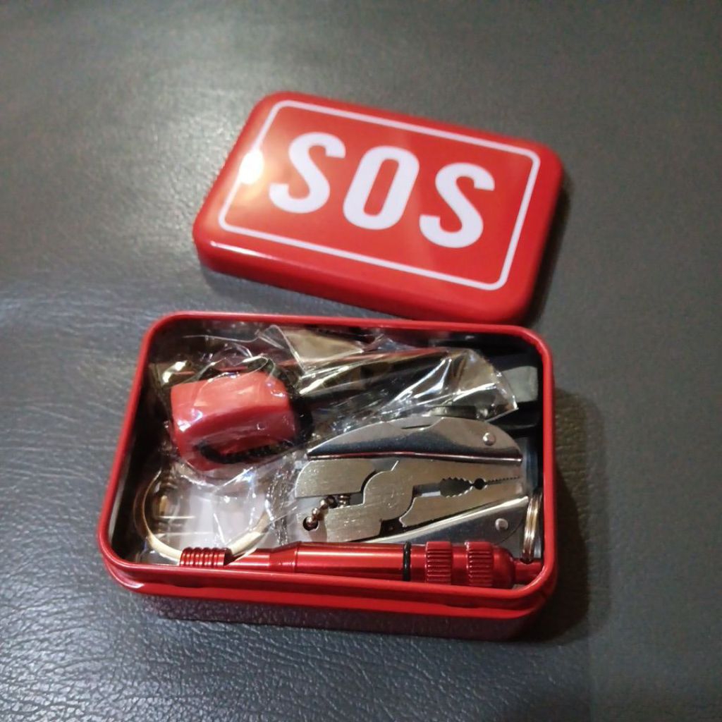 SOS Survival Kit Camping Naik Gunung Hiking