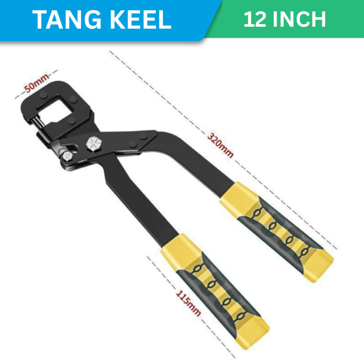 Tang Jepit Baja Ringan UK 12Inch Besi Hollow Partisi Spandek Bondek Stud Crimper