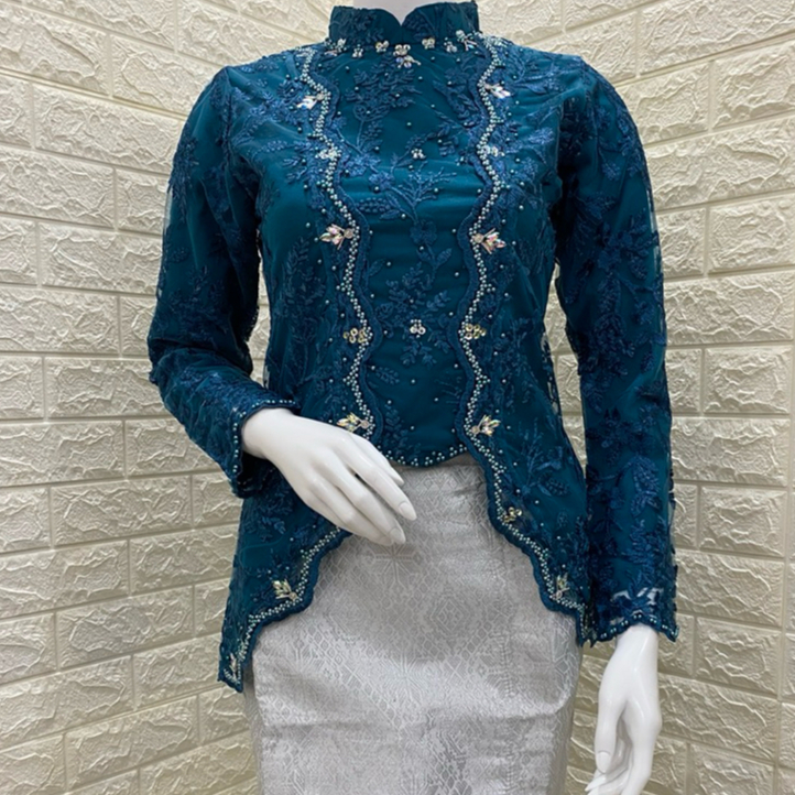 ANDRE BOUTIQUE Kebaya KAIRA ( atasan saja ) mewah payet jahit tangan kebaya tunangan, kebaya pesta, 