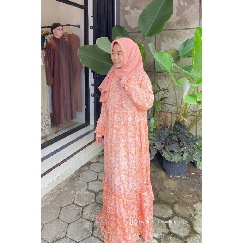 Gamis Nabila By Yoya | Gamis Katun Silky