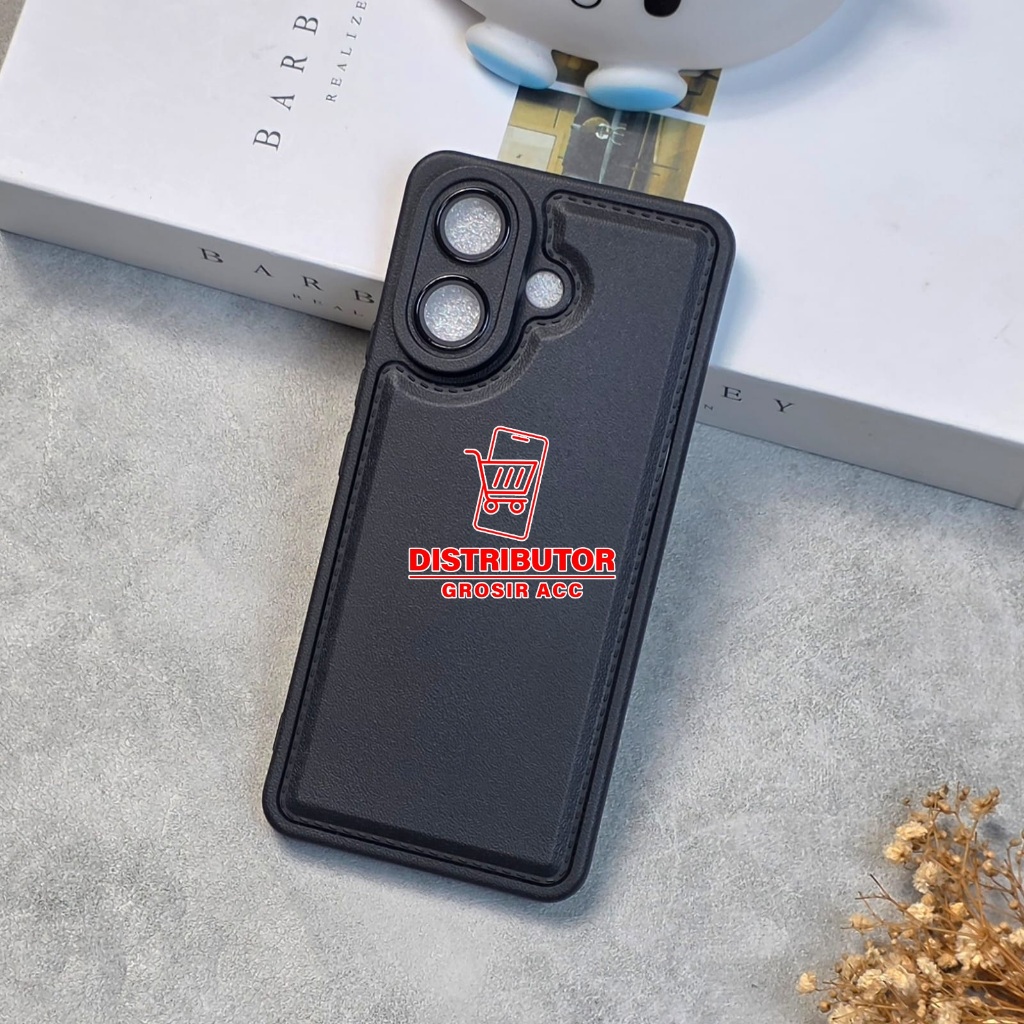 VIVO V60 LITE CASE LEATHER PRO CASE BLACK VIVO V60 LITE