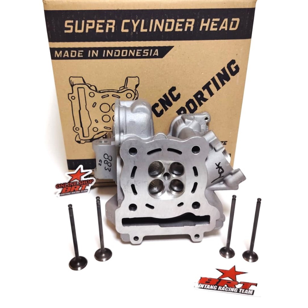 CYLINDER HEAD BRT 22 19 MX KING R15 V1 V2 XABRE JUPITER MX VIXION OLD NVL NVA KOP HEAD 22/19 Porting
