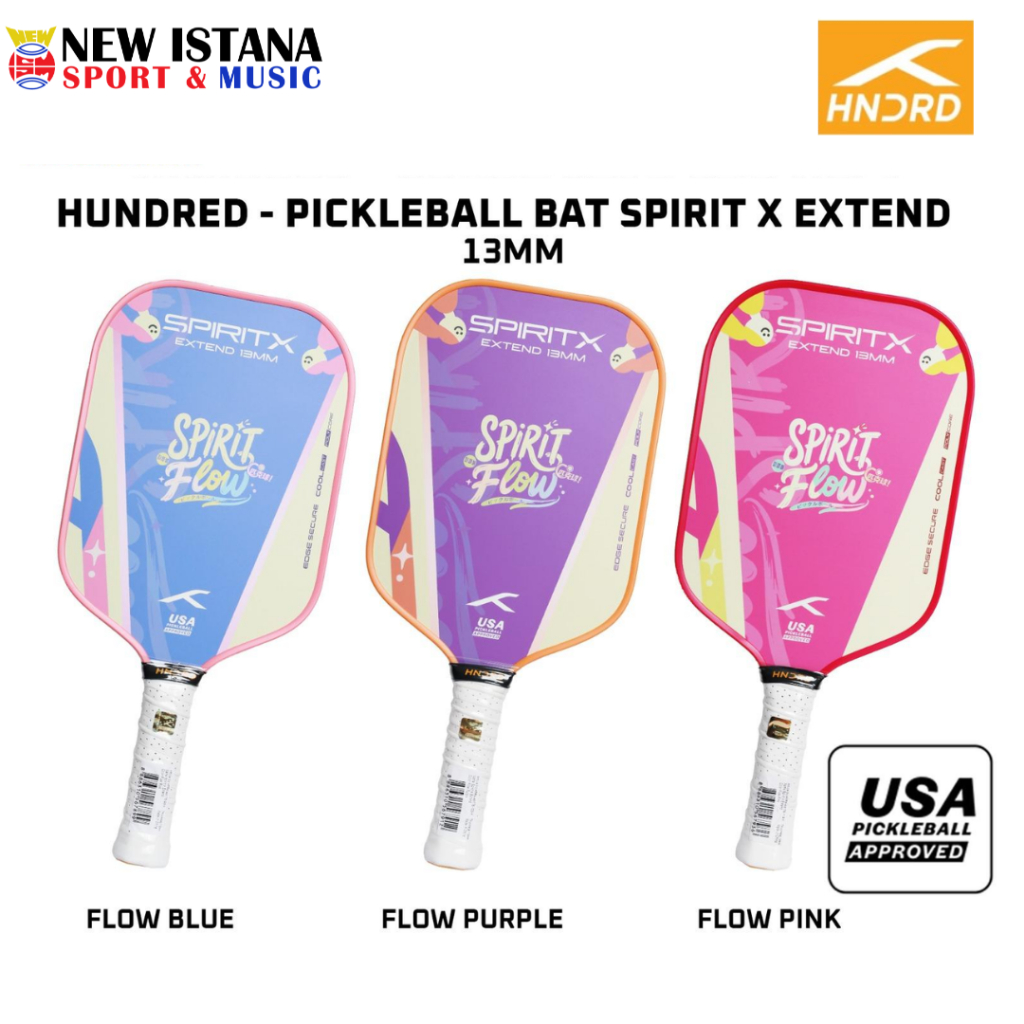 Pickleball Bat HUNDRED Spirit X Extend 13mm Flow