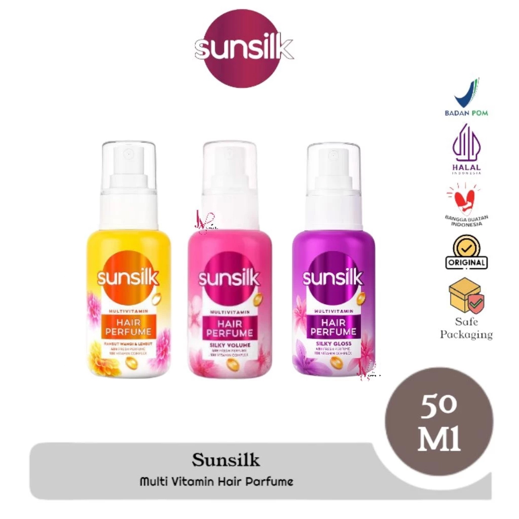 Sunsilk Vitamin Hair Parfume 50 ml | Sunsilk Hair Mist & Vitamin Untuk Kesehatan Rambut