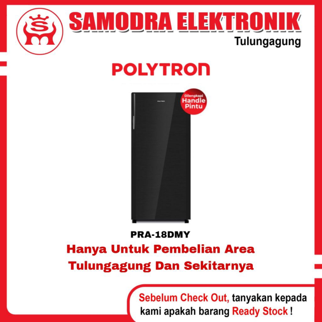 Kulkas POLYTRON PRA-18DMY | Kulkas 1 Pintu Polytron 180 Liter