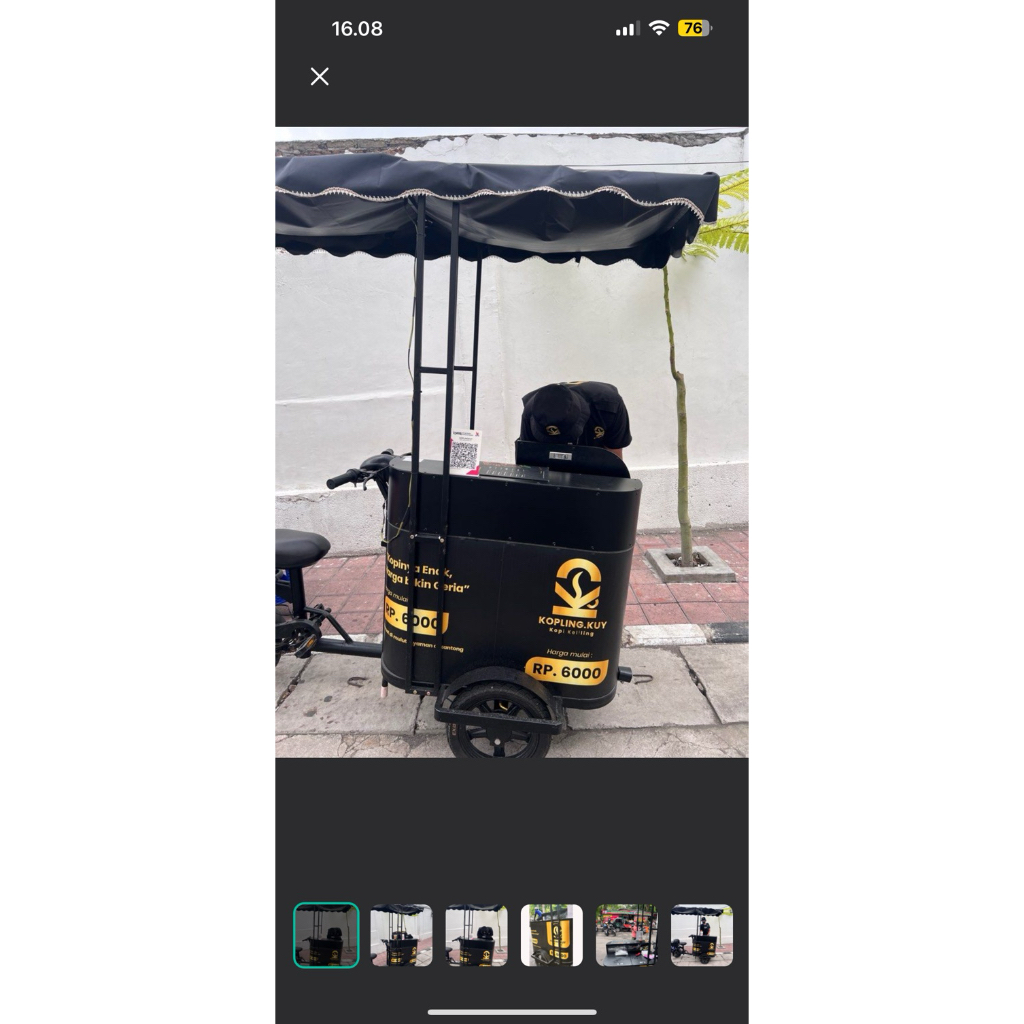 gerobak kopi