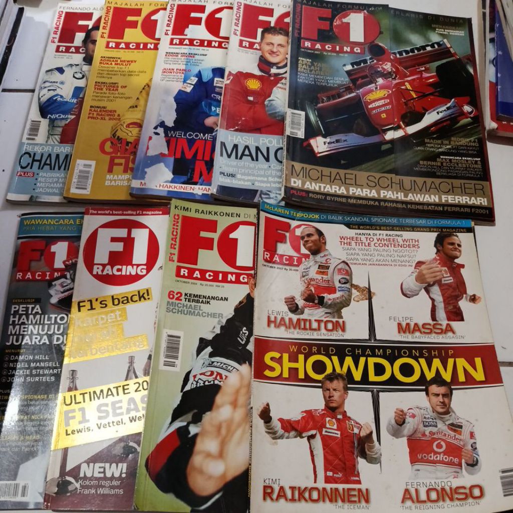 MAJALAH F1 RACING INDONESIA