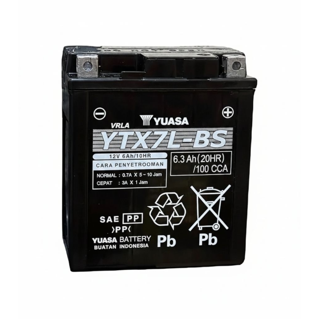 YUASA Battery YTX7L-BS 12V, 6,3Ah