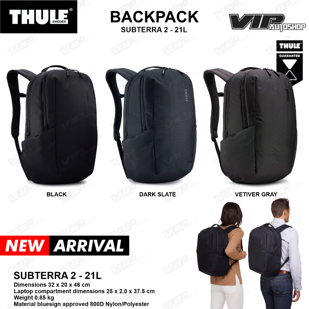 THULE Backpack SUBTERRA 2 21L Subterra Tas Ransel Laptop Original Outdoor Sekolah Kuliah