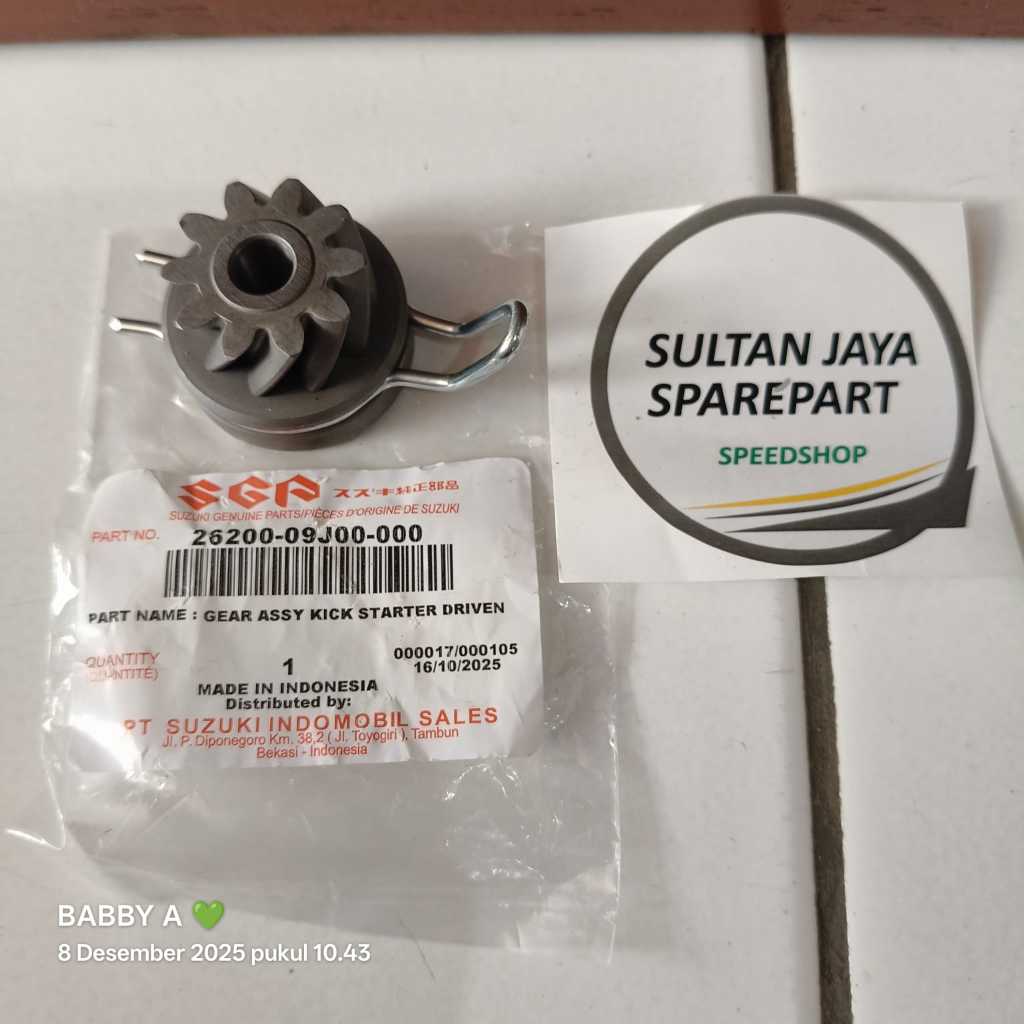 LAWAN GIGI SELAH ENGKOL SUZUKI NEX KARBU ORIGINAL SGP 26200-09J00-000