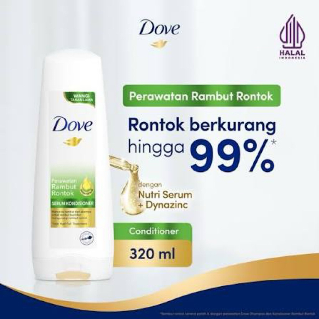 Dove Conditioner Perawatan Rambut Rontok 320ml