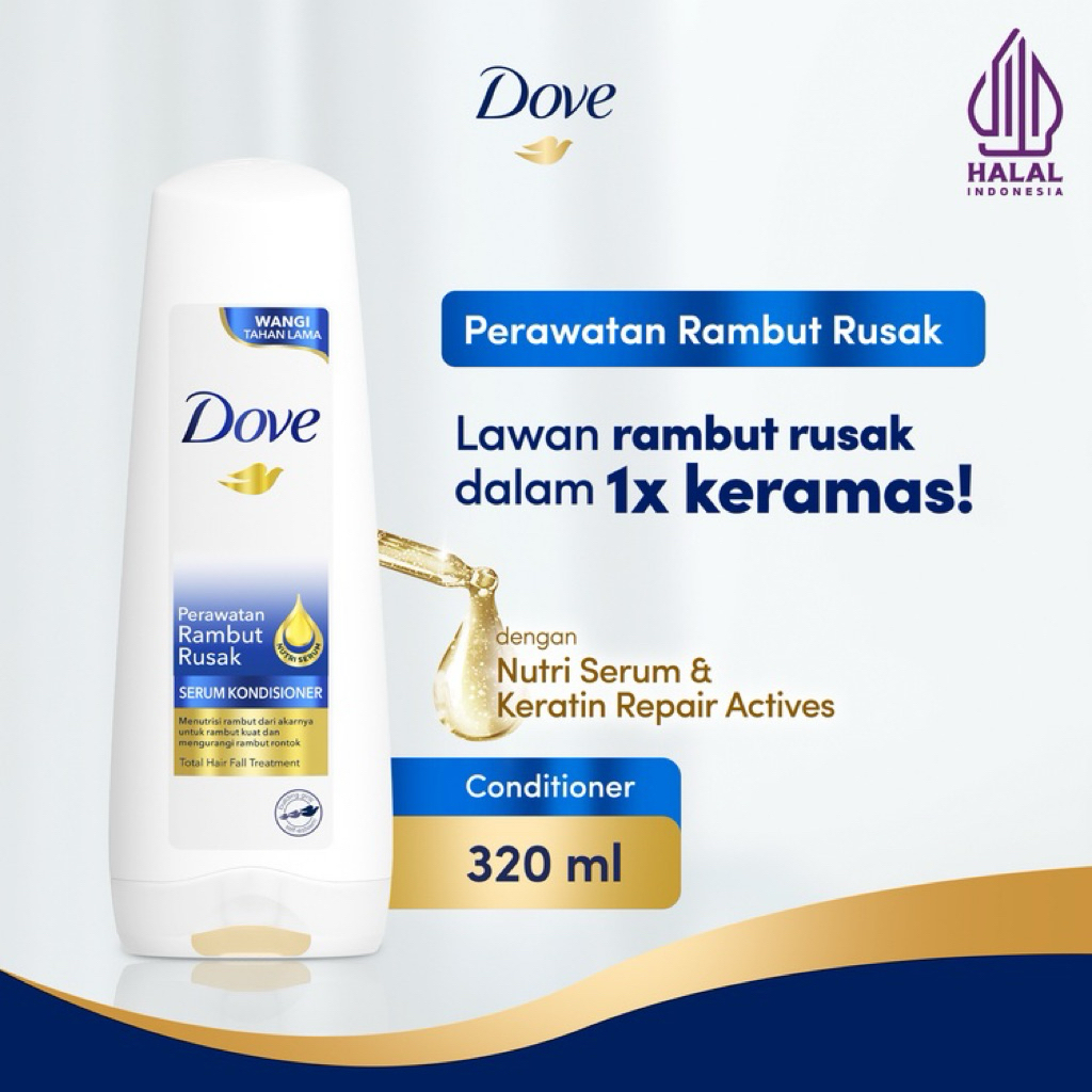 Dove Conditioner Perawatan Rambut Rusak 320ml