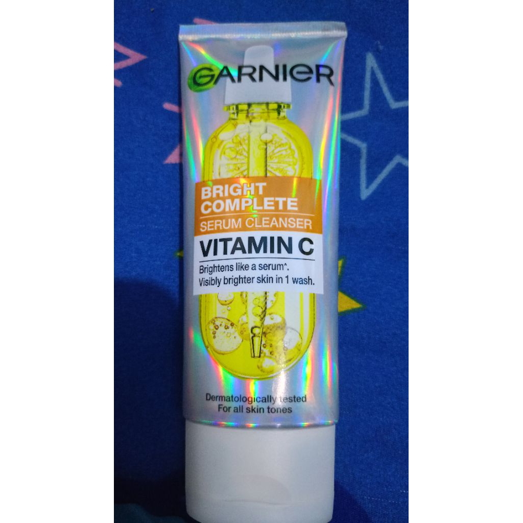 garnier bright complete serum cleanser vit C