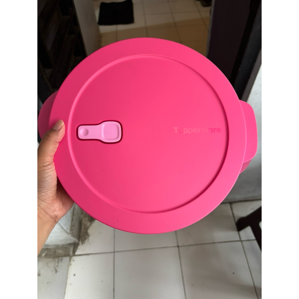 Harga sale baret penyimpanan 1 Pcs crystalwave divided large 2L Tupperware - tempat makan bulat seka