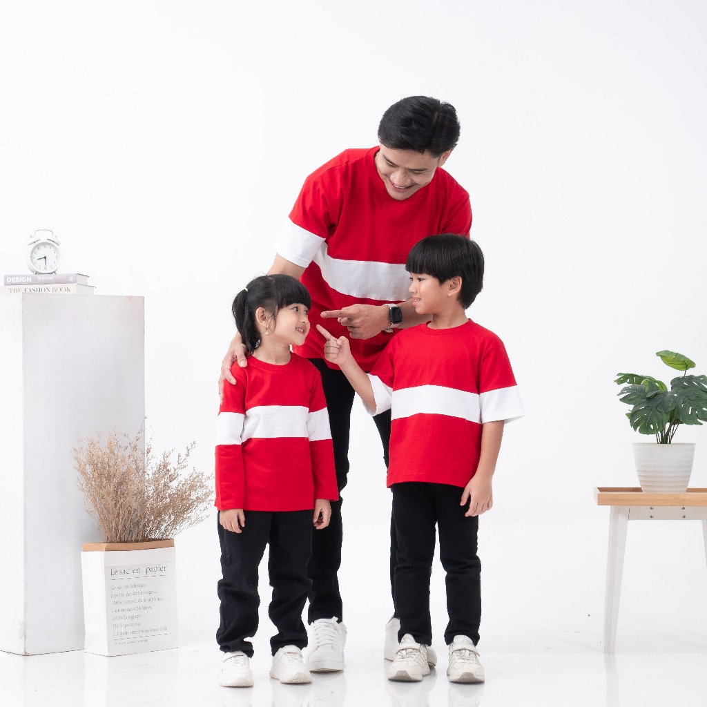 Kiddee Saka Family Set - Baju Natal Keluarga - Kaos Busui Friendly - Baju Couple Keluarga