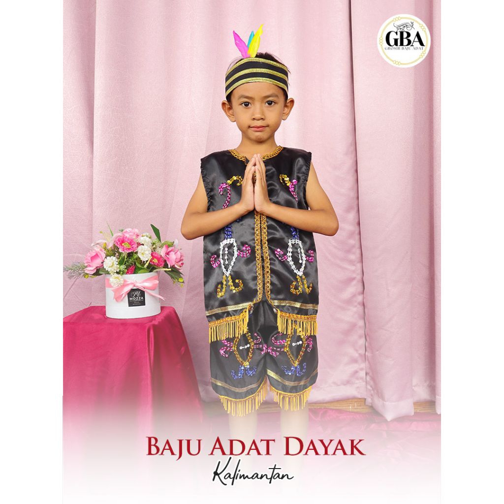 BAJU ADAT DAYAK ANAK LAKI-LAKI