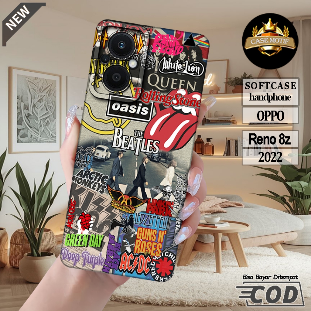 Case Hp OPPO RENO 8z Casing RENO 8z 5G Terbaru 2022 Aksesoris Softcase Casing Silikon Case Hp