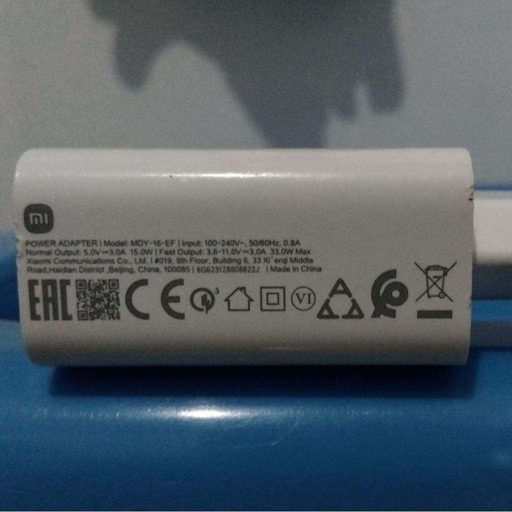 Kepala charger xiaomi 33 watt original copotan