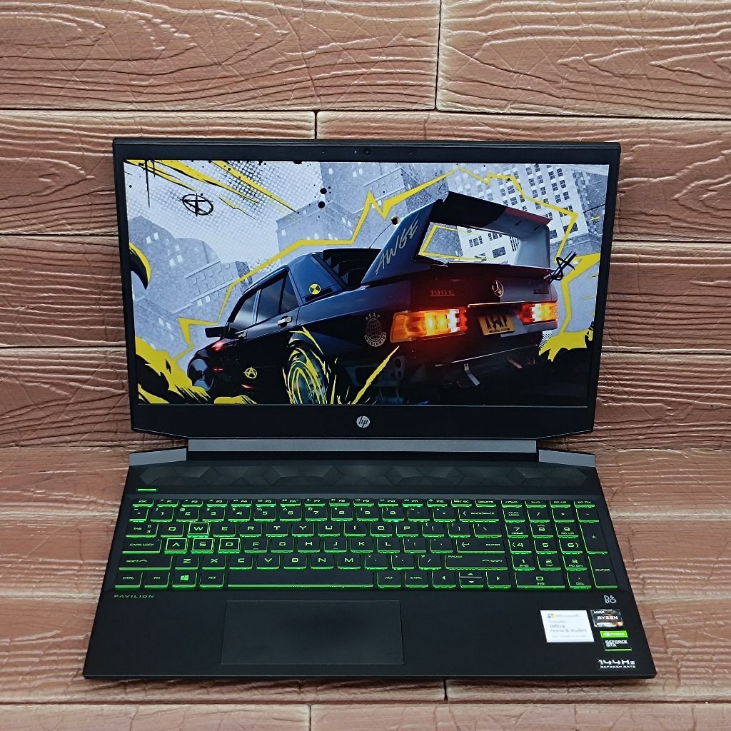 Laptop HP Pavilion Gaming 15-ec2047AX AMD RYZEN 5-5600H RAM 16GB SSD 512GB GTX 1650 144Hz