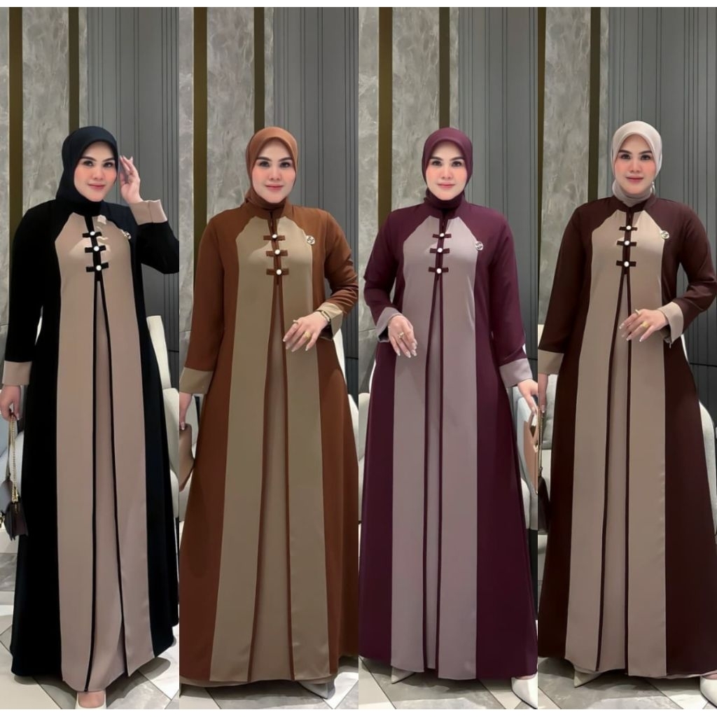 RANEVA DRESS ORIGINAL ZAHRA Gamis Seragaman