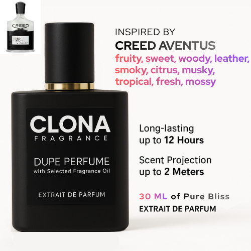 Extrait Parfum Creed Aventus - Dupe Inspired Perfume Clona Fragrance