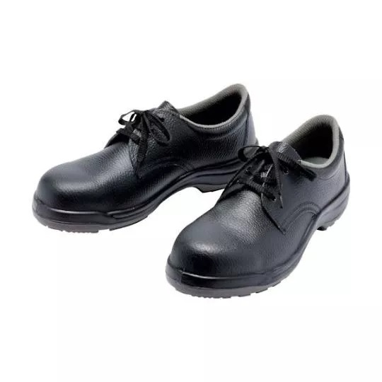 Midori Anzen CJ010 AntiSlip Safety Shoes, Black (JIS Certified) | Sepatu Safety