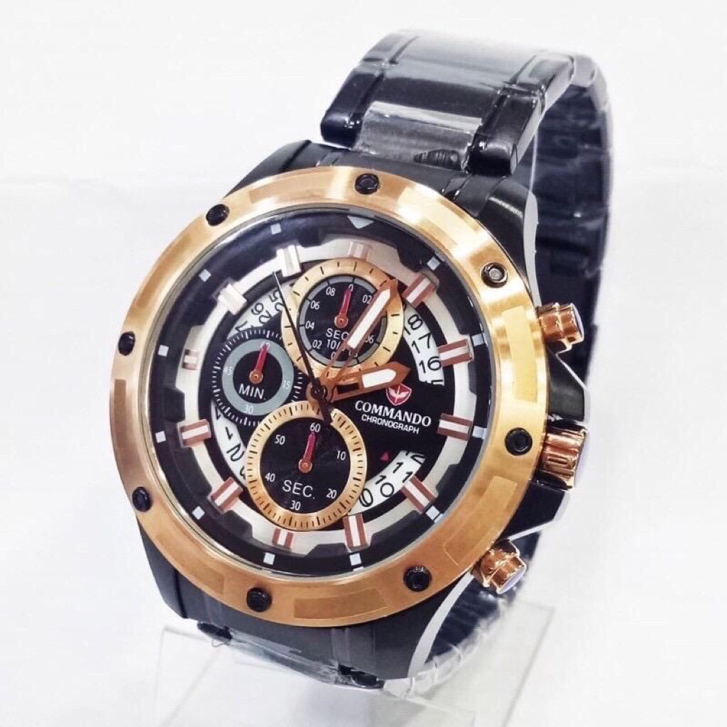 JAM TANGAN PRIA COMMANDO 6009G-3 / C6009G-3 / COMMANDO 6009 [ORIGINAL]