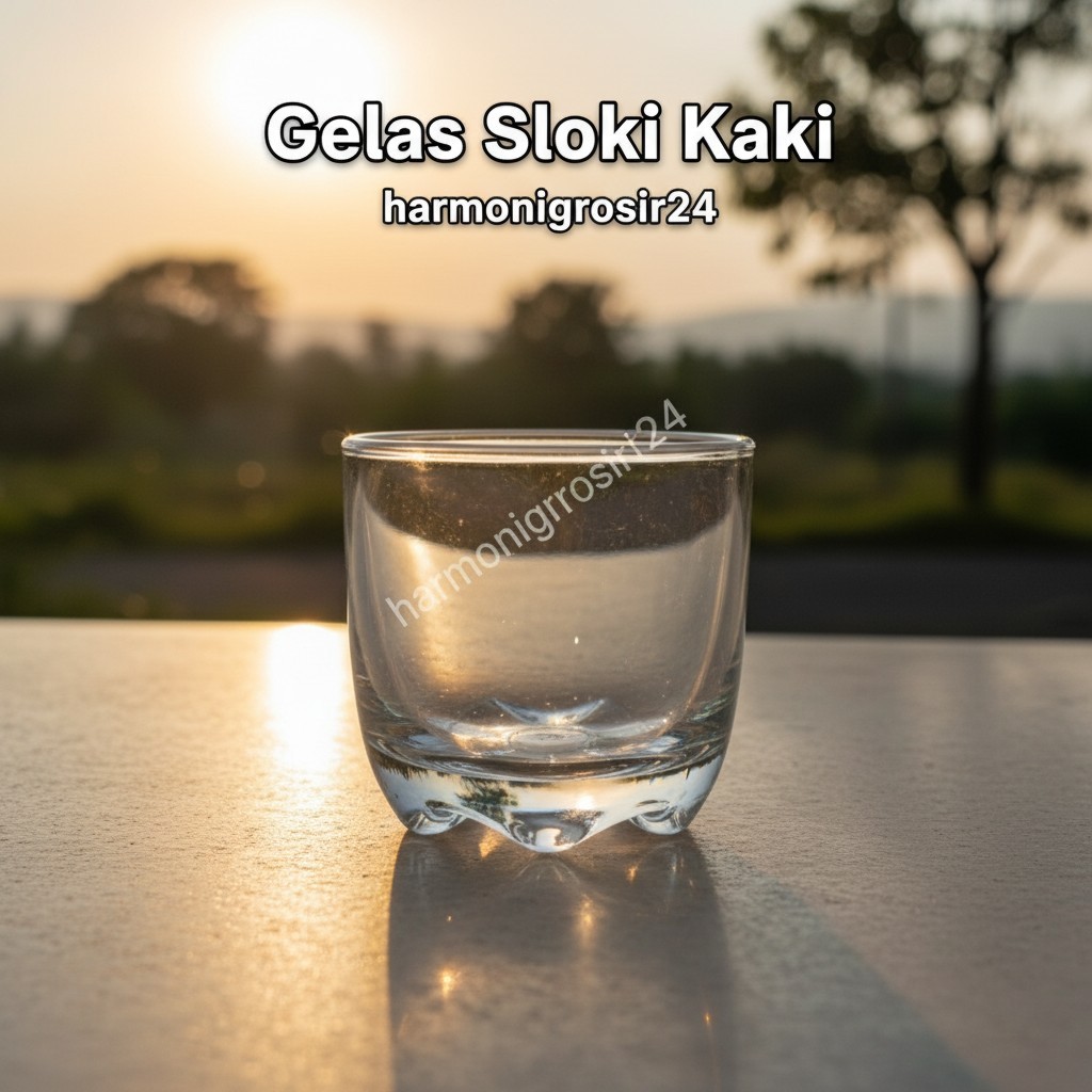 Gelas Kaca Kecil Sloki Mini Gelas Wadah Lilin Meja Satuan