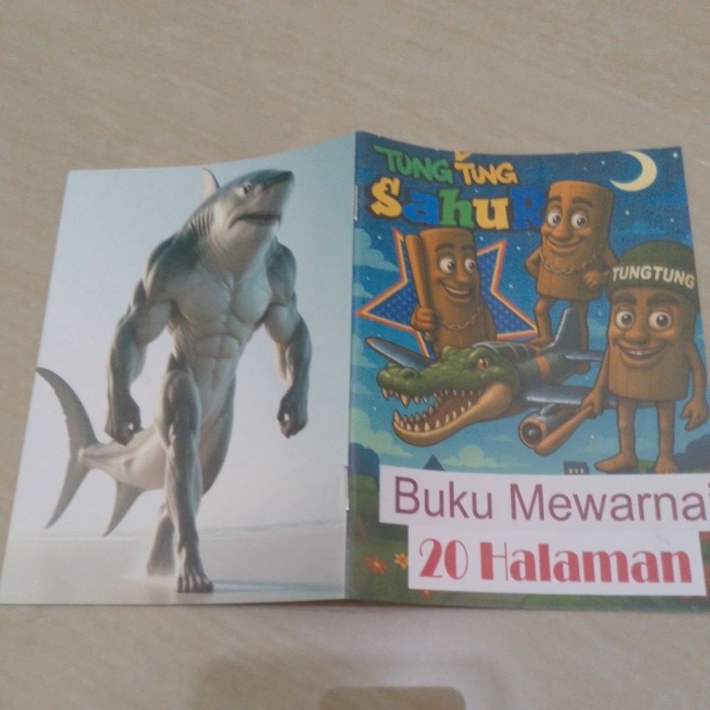 buku mewarnai anomali 20 halaman