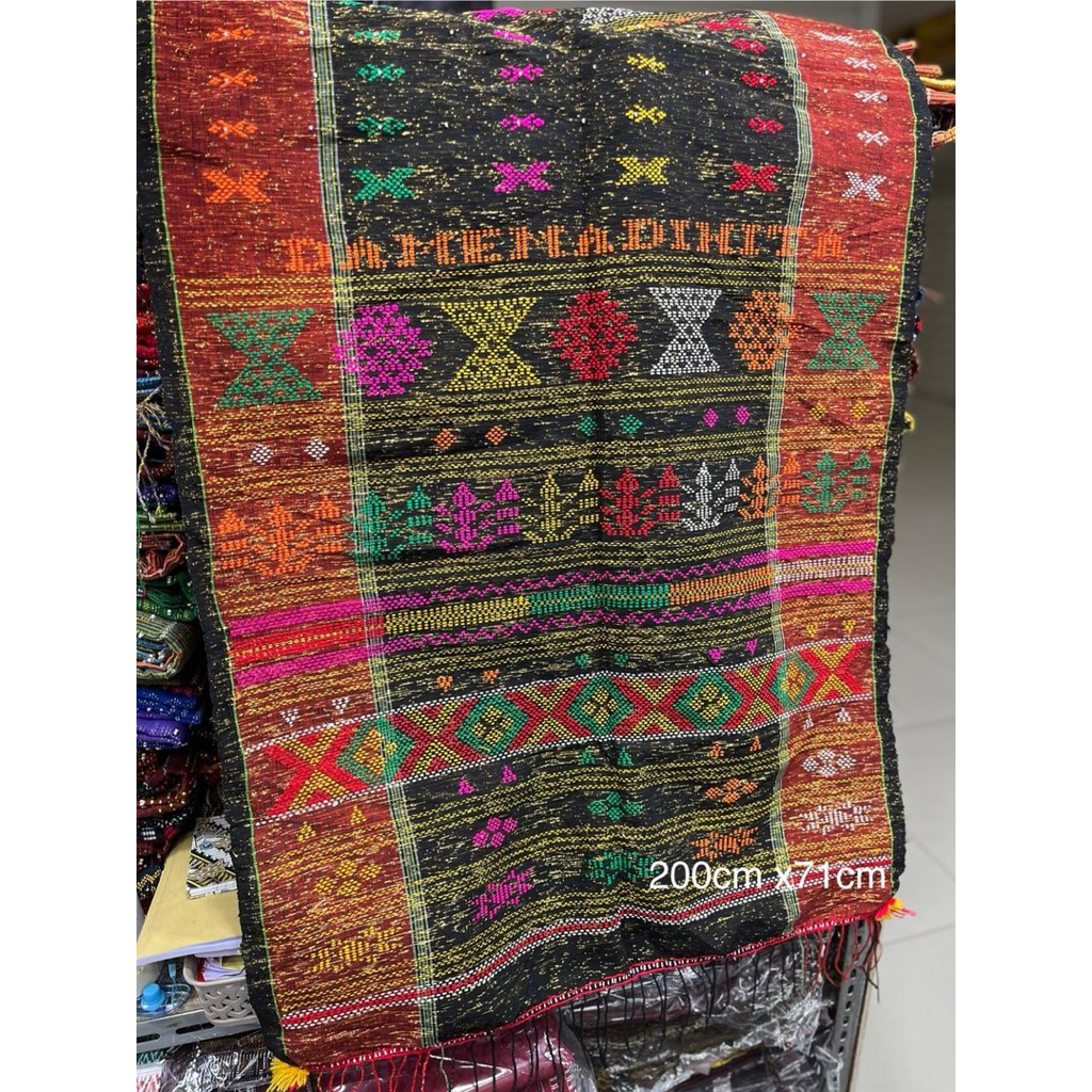 Ulos sadum Hitam Langka Sadum antik full motif