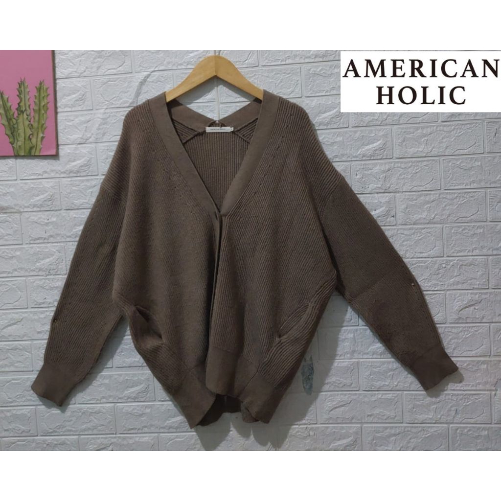 American Holic Mocha Cardigan