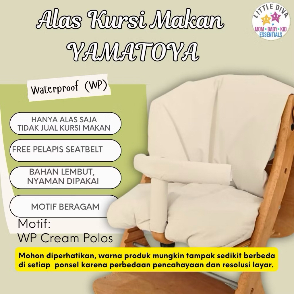 PRELOVED Alas kursi makan yamatoya waterproof