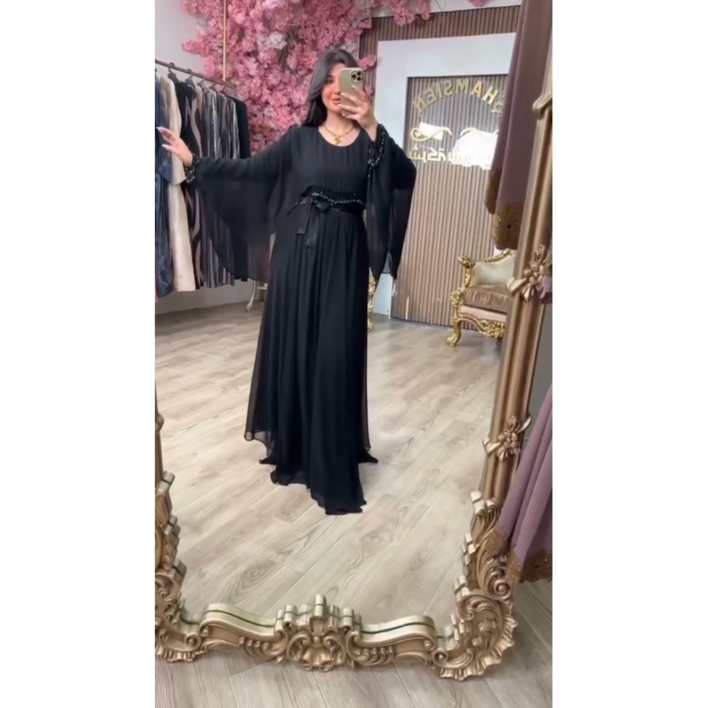 Abaya Mesir | Abaya Rumbai Swarovski