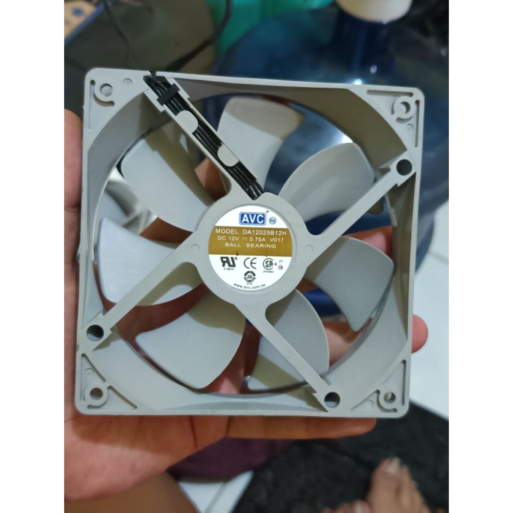 Kipas Cooling Fan Avc 12cm 12v 0.75a tebal 2.5cm
