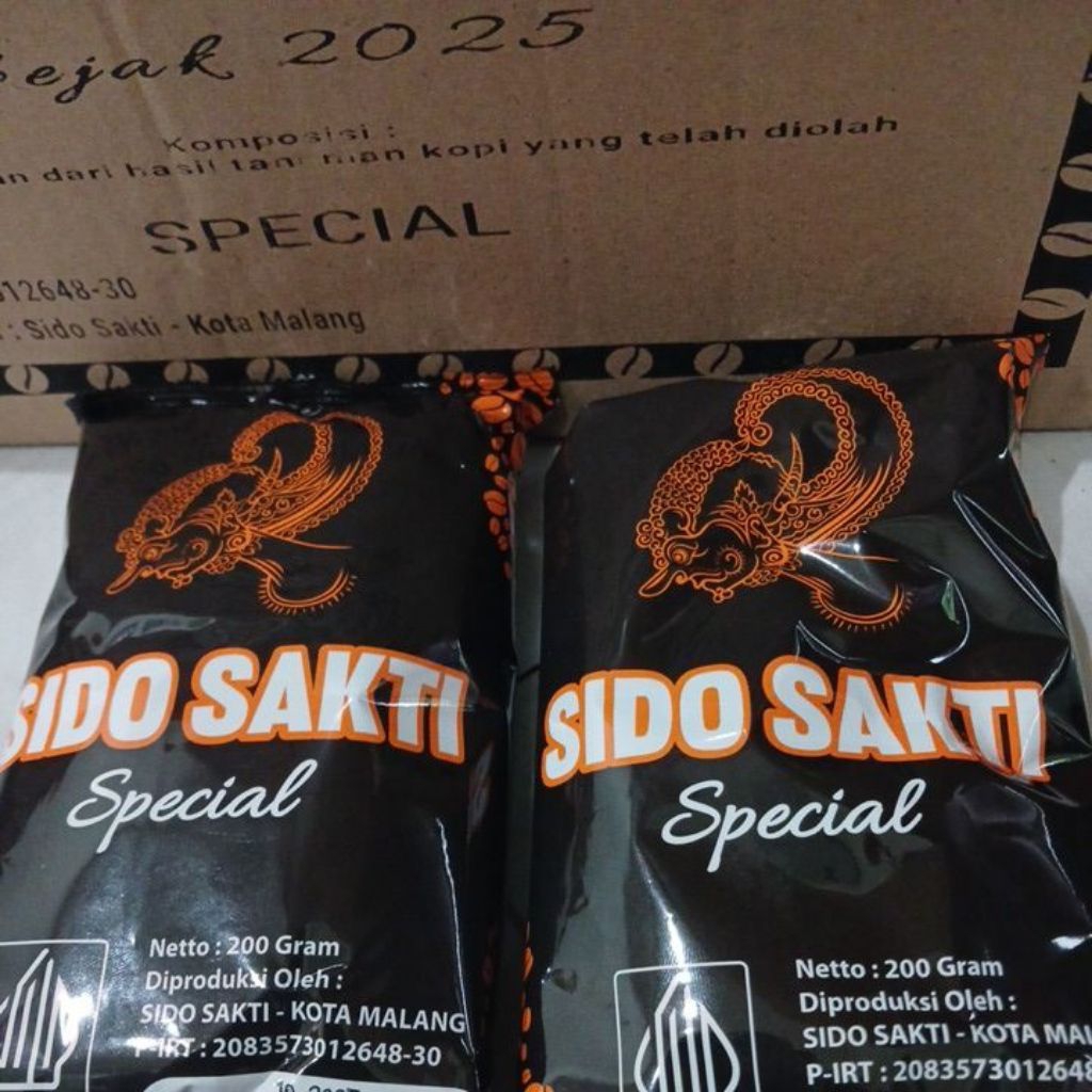 Kopi Bubuk Cap Sido Sakti / Kopi Malang 1 Kardus