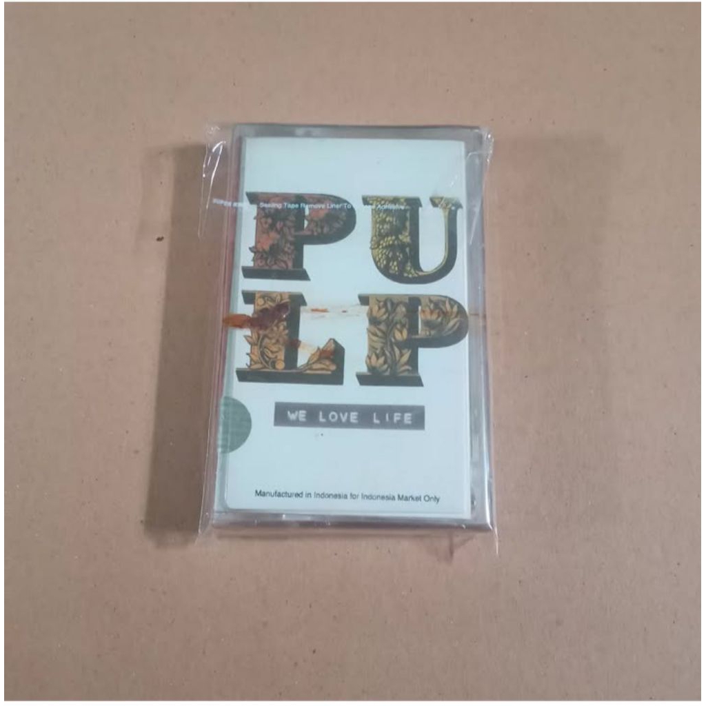 Pulp - We Love Life Kaset