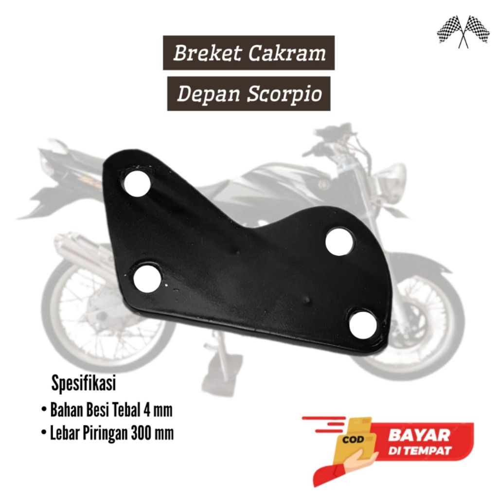 Dudukan piringan cakram |Breket Scorpio 300 mm