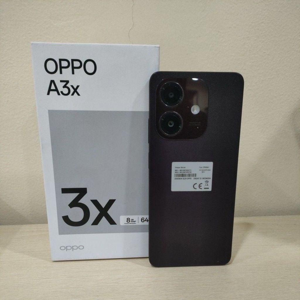 Handphone Oppo A3x Ram 4 64GB