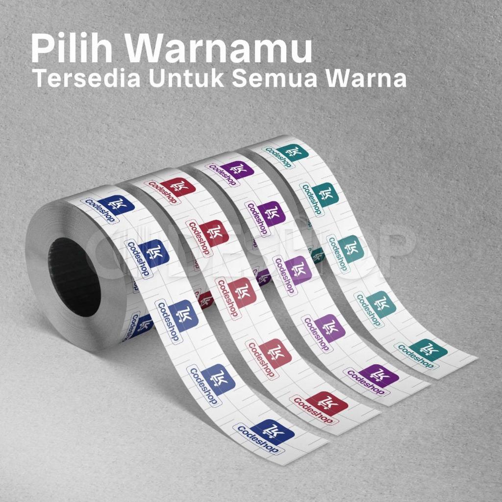 Custom Kertas Label HVS 16x23mm Sato 1 Line 16 x 23mm 2000 Roll